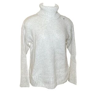 Banana Republic white turtleneck sweater XS Pet